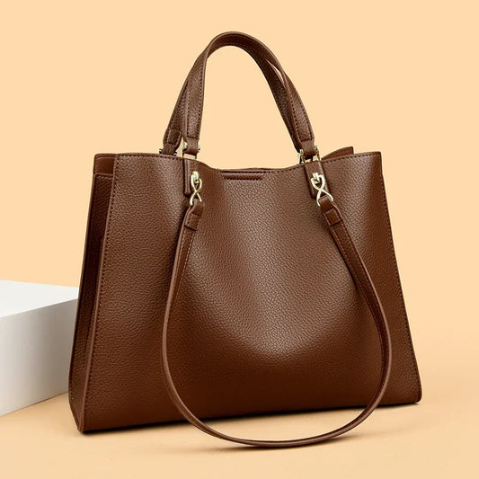 Delphine tote three-quarter view