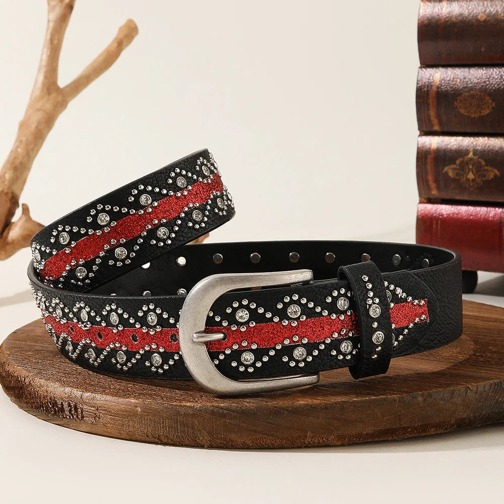 Sierra Studded Western Belt