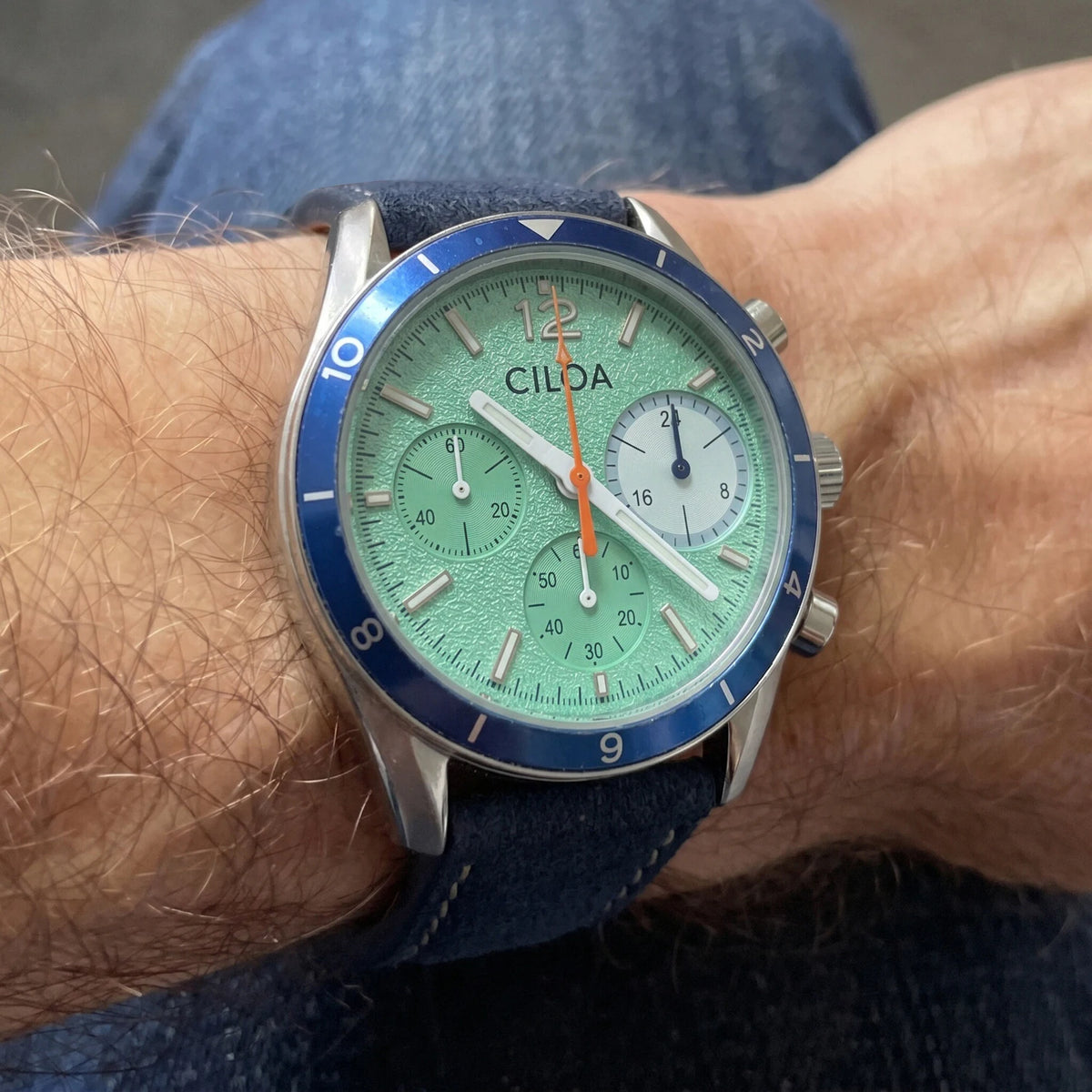 Solano Chrono Leather Watch