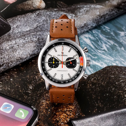 Brennan Leather Chrono Watch