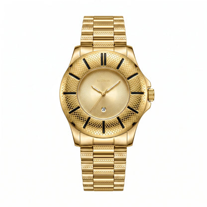 Foster Textured Bezel Watch