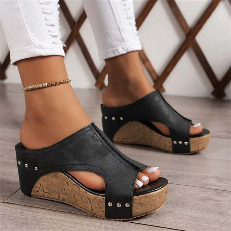 SANTORINI WEDGE SANDAL