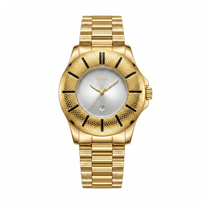 Foster Textured Bezel Watch