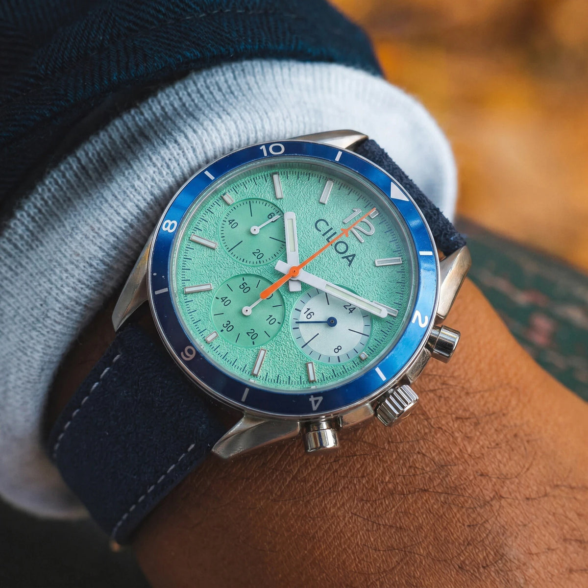 Solano Chrono Leather Watch