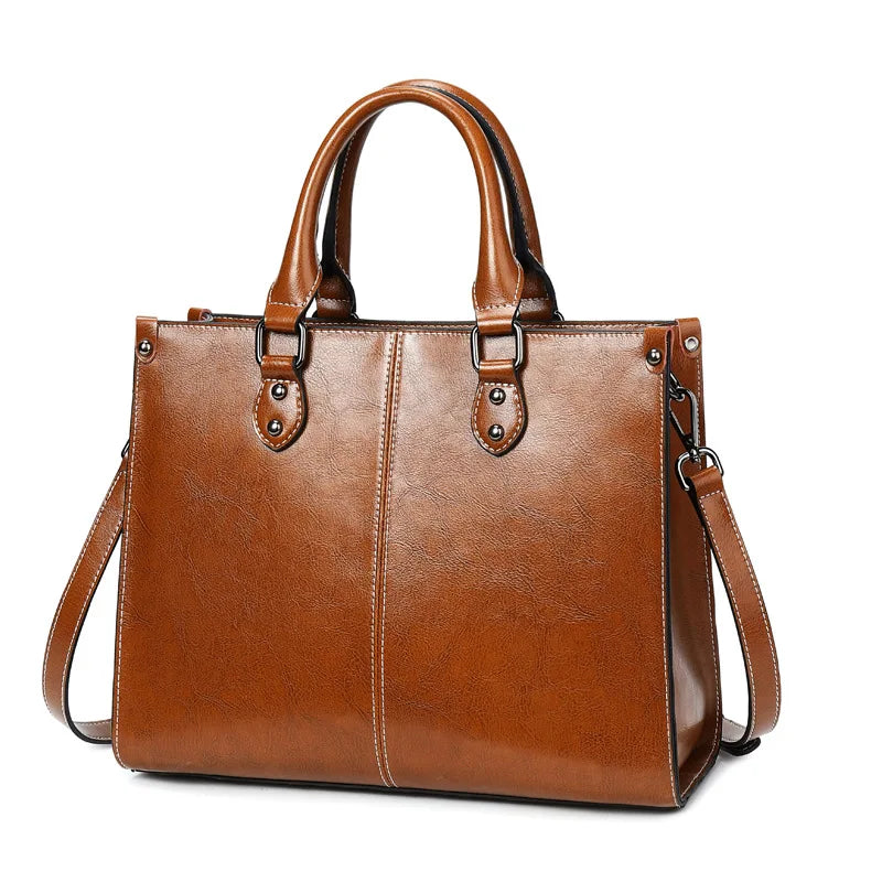 Tamsin Genuine Leather Tote