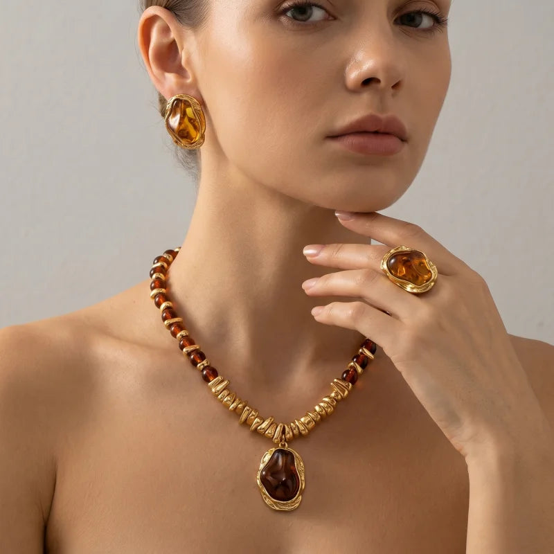 Cortina Acrylic Jewelry Set