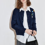 MARIBEL FLORAL KNIT CARDIGAN