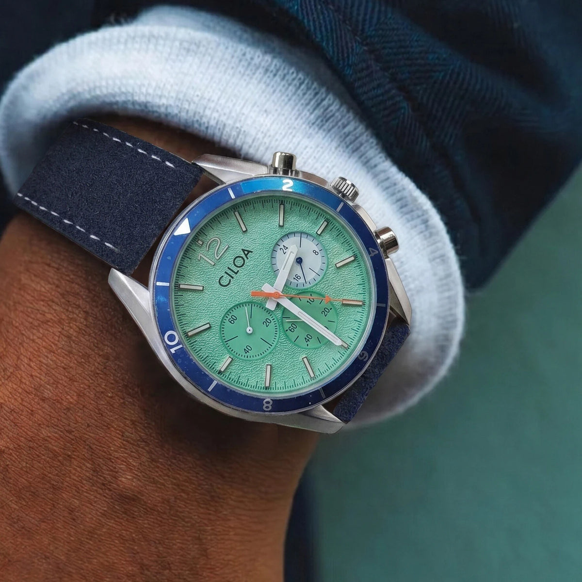 Solano Chrono Leather Watch