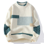 ARLO PATCHWORK KNIT CREW