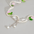TULIP PEARL NECKLACE