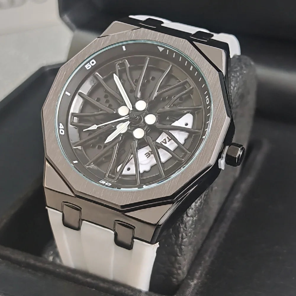 Dax Octagon Sport Watch in Arctic White