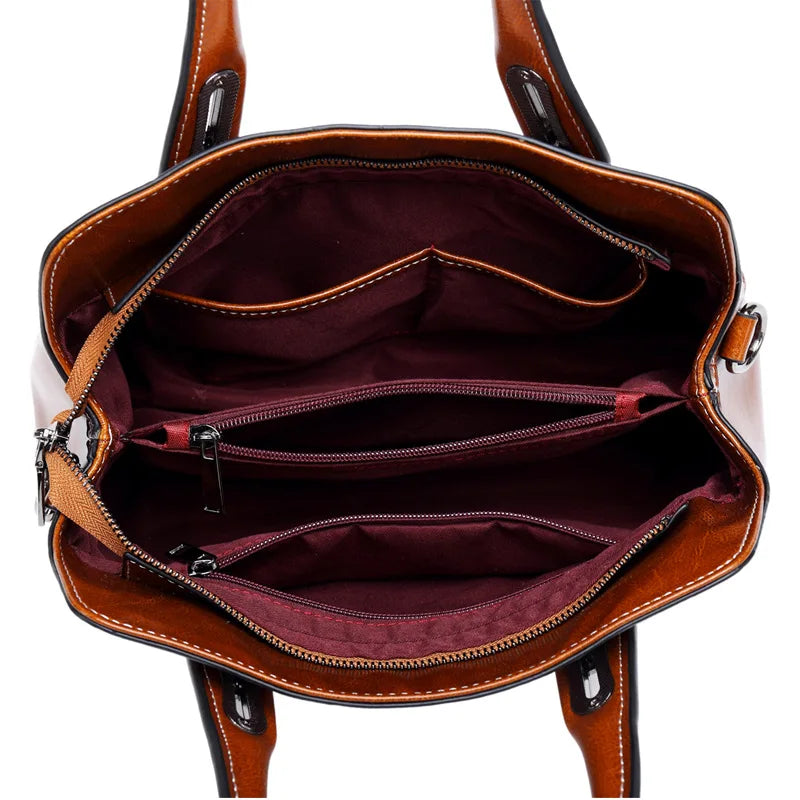 Ophelia Genuine Leather Handbag