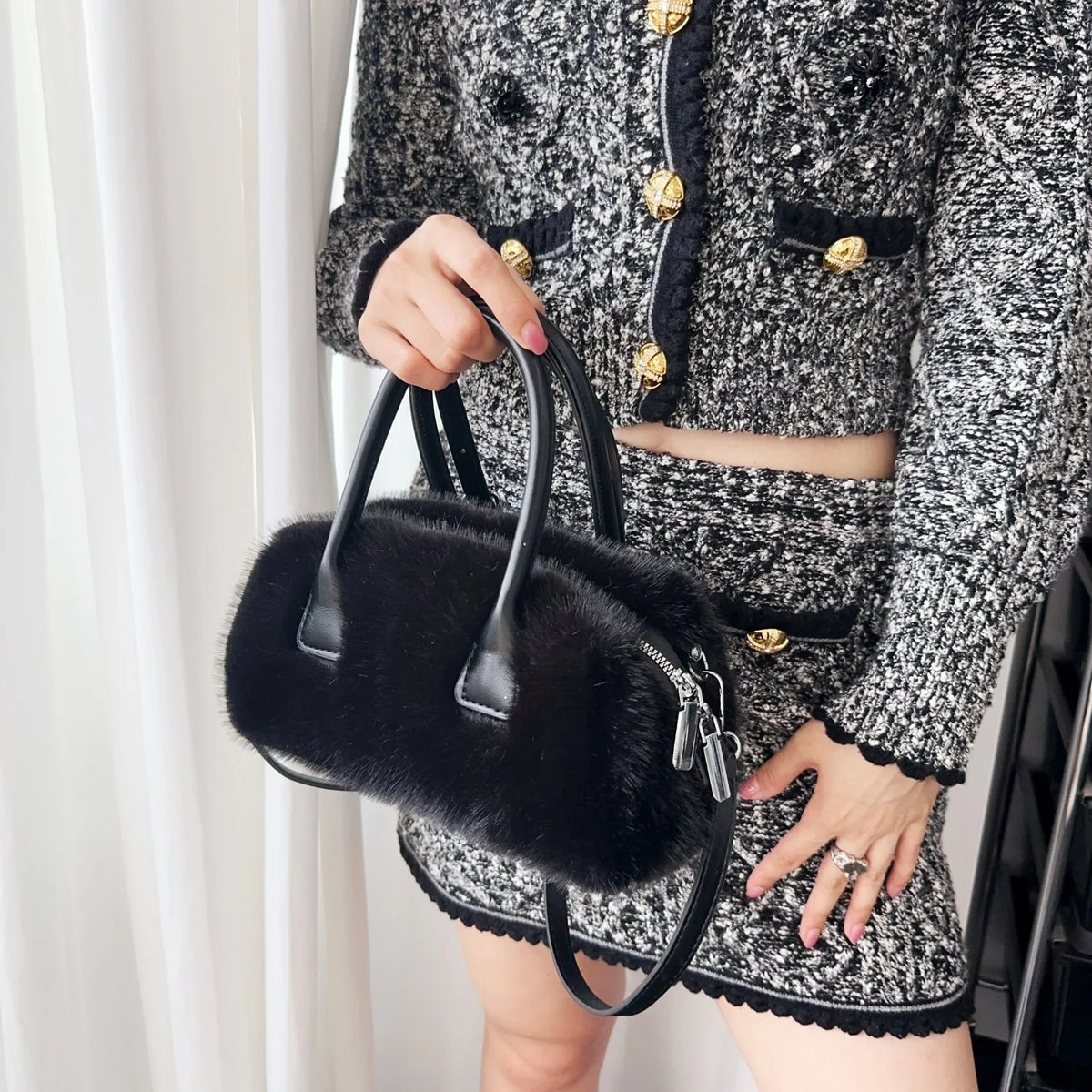 Bunny Faux Fur Bag