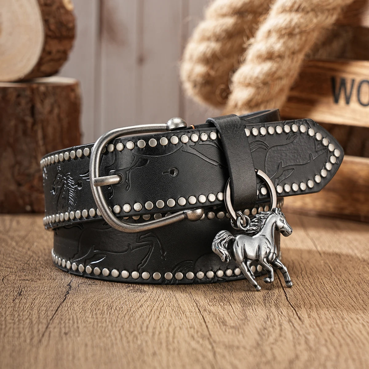 Laredo Western Rivet Belt