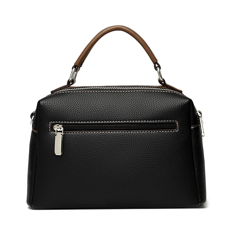 Genevieve genuine cowhide leather tote