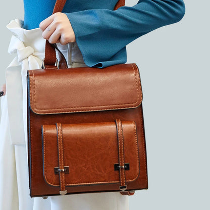 Merritt Genuine Leather Backpack
