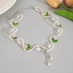 TULIP PEARL NECKLACE