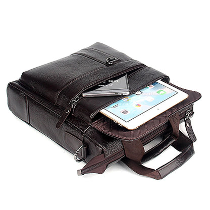 Thatcher Genuine Leather Messenger Bag