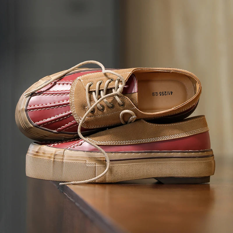 Miles Minimal Leather Sneakers
