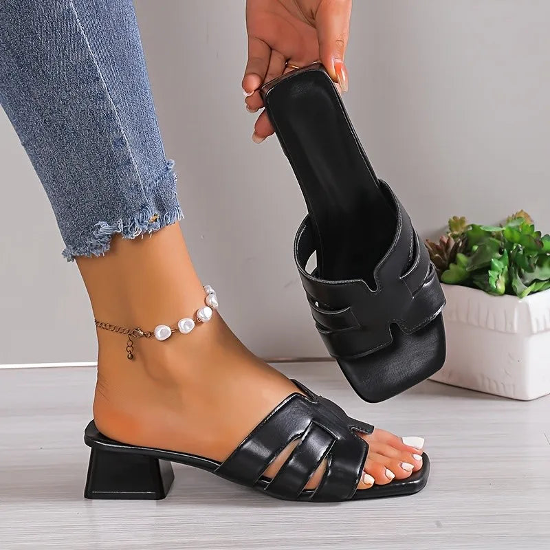 LENA SQUARE TOE SANDAL