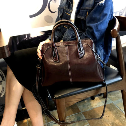 Ophelia Genuine Leather Handbag