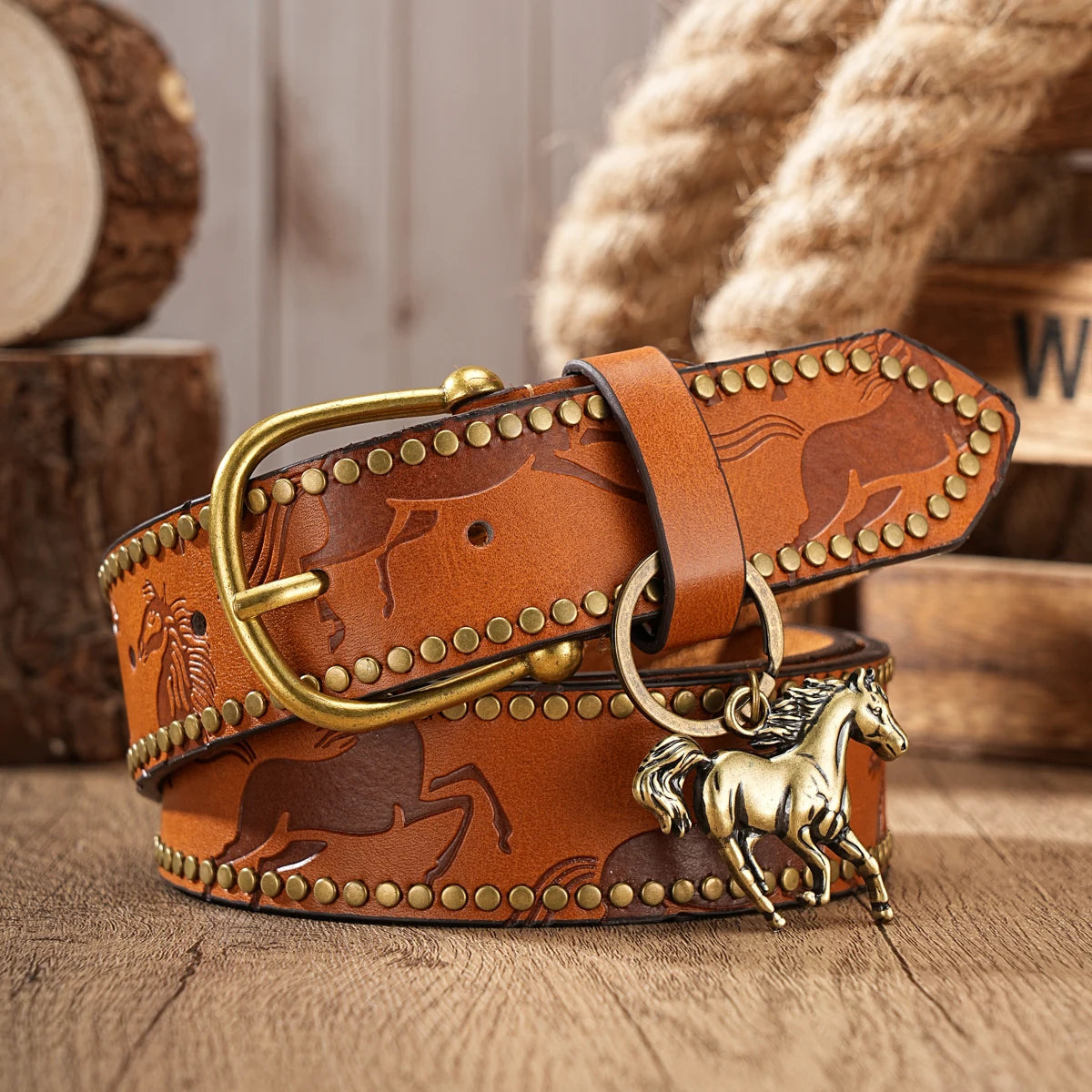 Laredo Western Rivet Belt