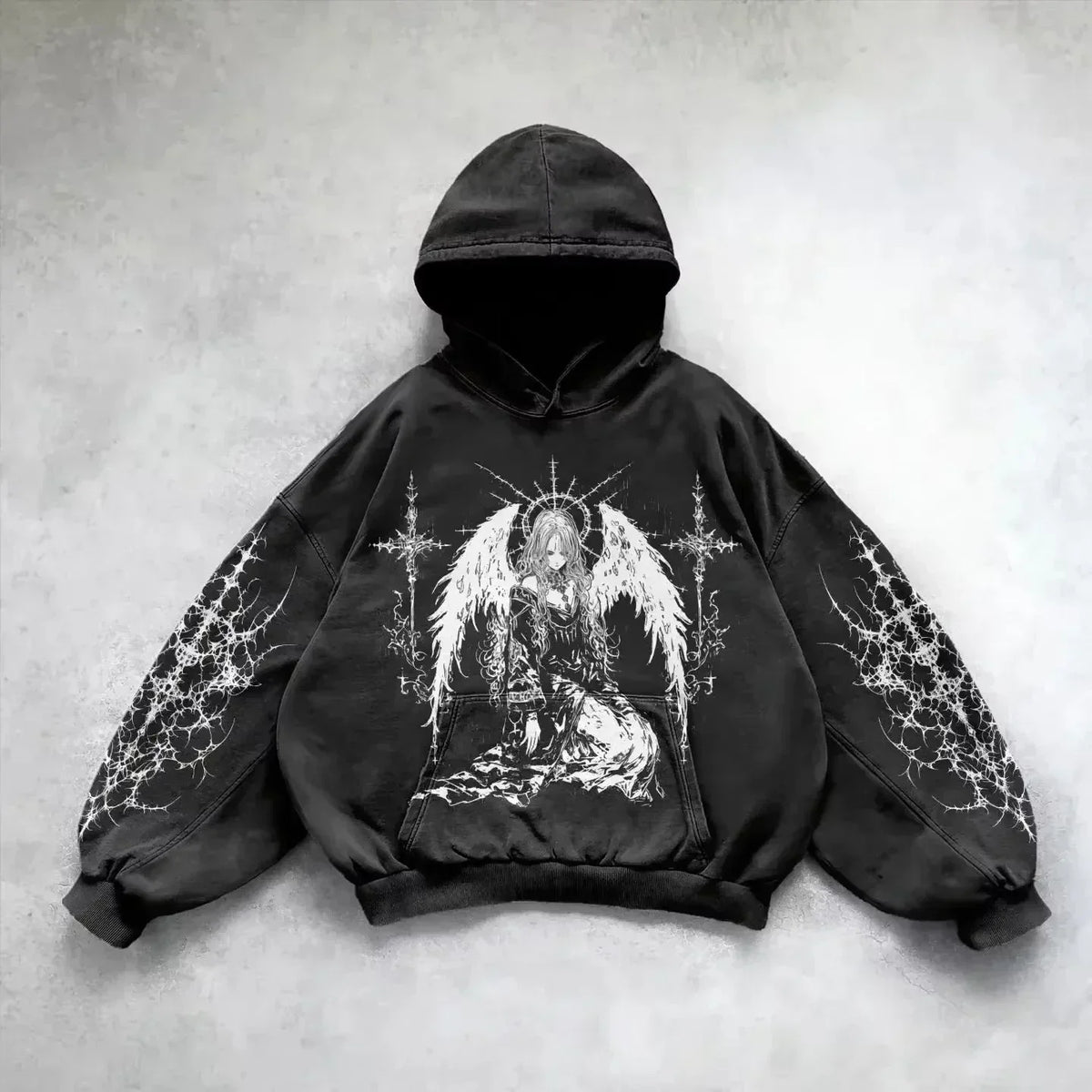 Raven Graphic Hoodie