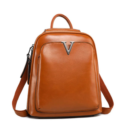 Everly Genuine Leather Backpack