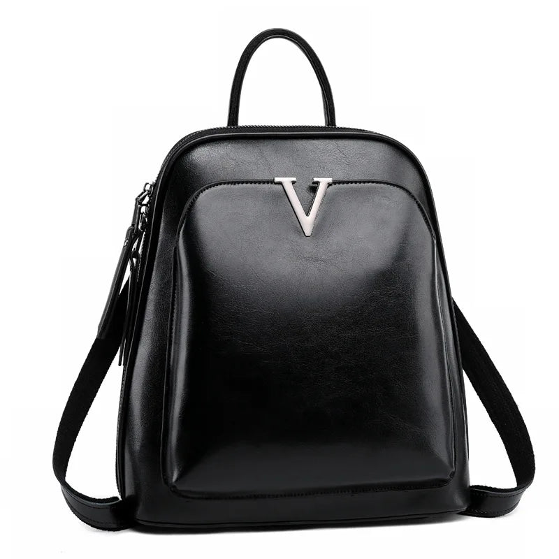 Everly Genuine Leather Backpack