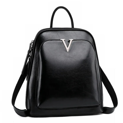 Everly Genuine Leather Backpack