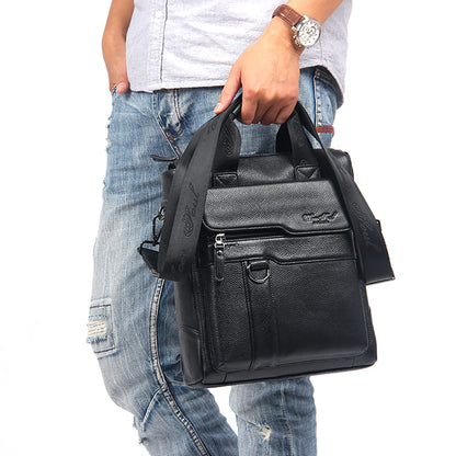 Thatcher Genuine Leather Messenger Bag