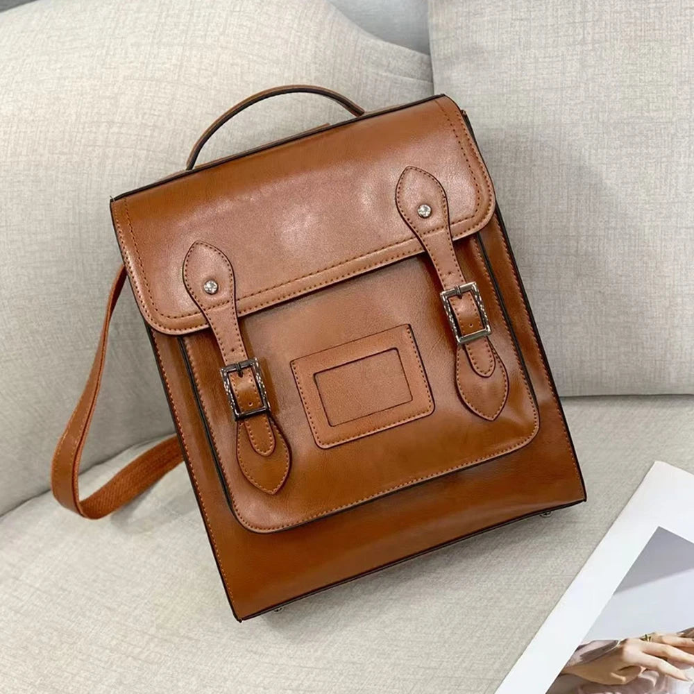 Elowen Genuine Leather Backpack