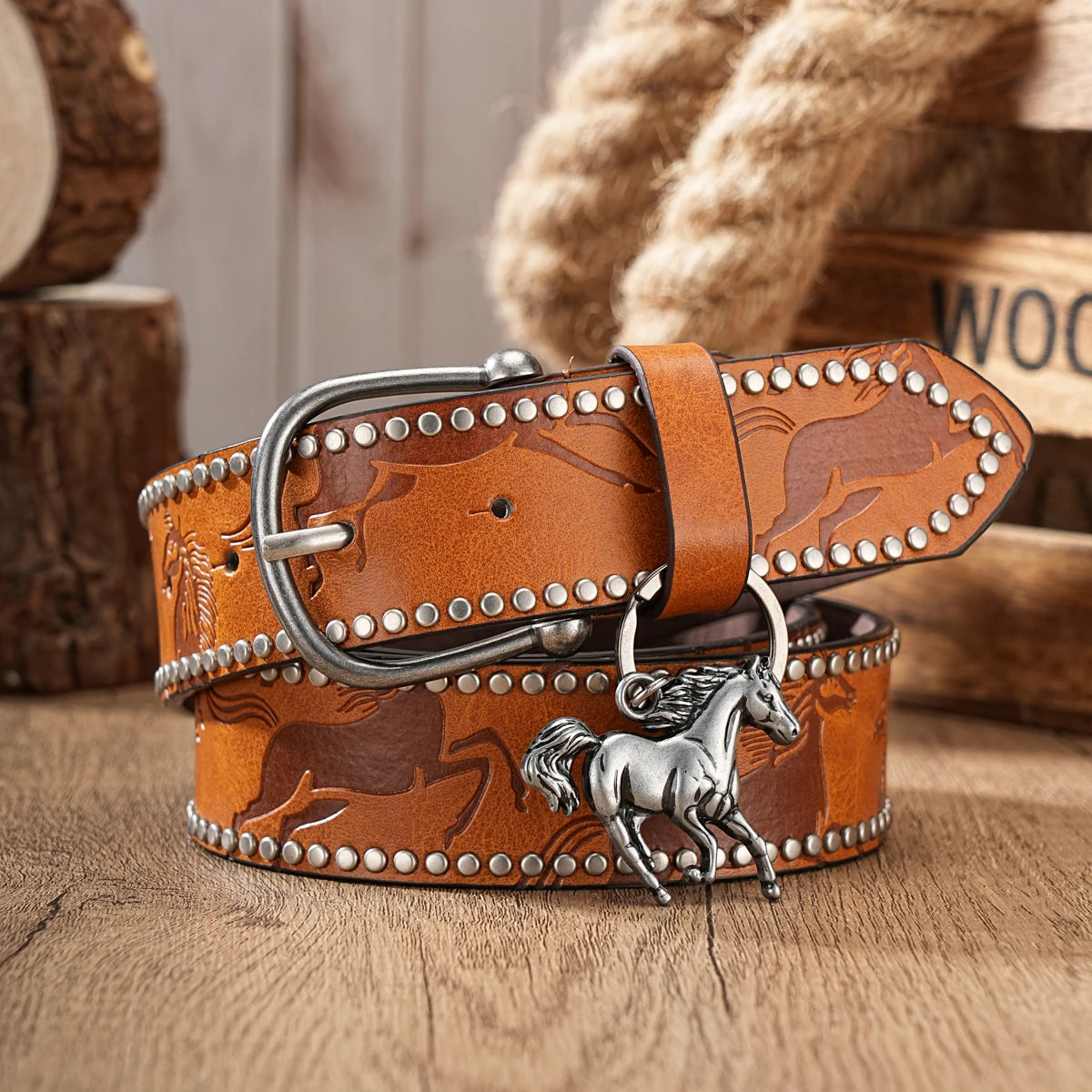 Laredo Western Rivet Belt