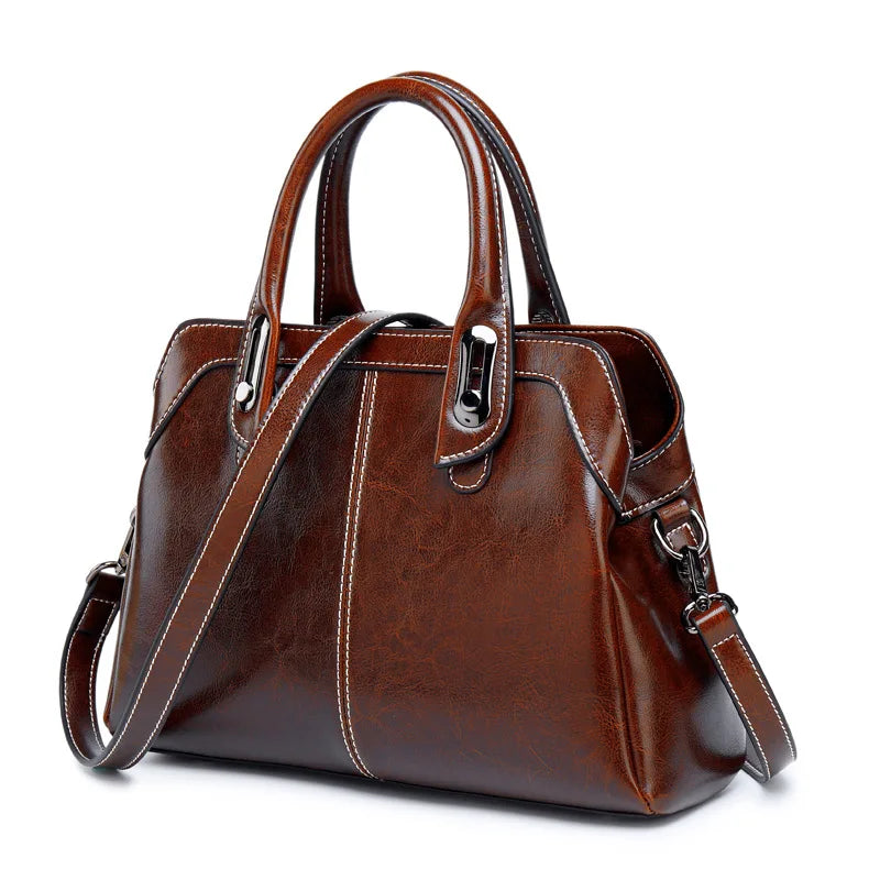 Ophelia Genuine Leather Handbag