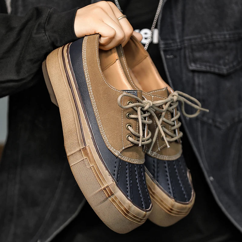 Miles Minimal Leather Sneakers