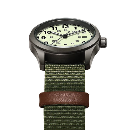 Josie Field Watch case and nylon strap detail