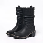SOREN LEATHER MID-CALF BOOTS