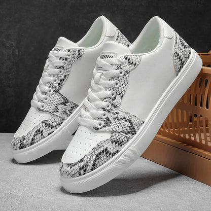 Enzo sneaker in White, styled