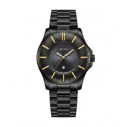 Foster Textured Bezel Watch