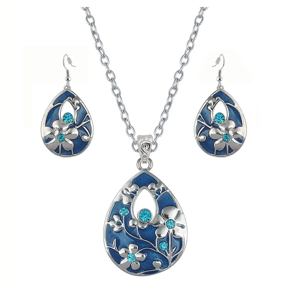 Wisteria ocean blue set