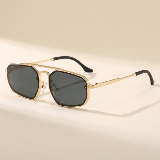 Adele-Cat-Eye-Sunglasses Gold Grey — flatlay 1