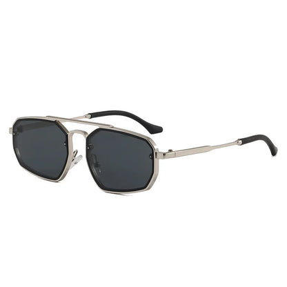 Adele cat eye sunglasses in Silver Grey