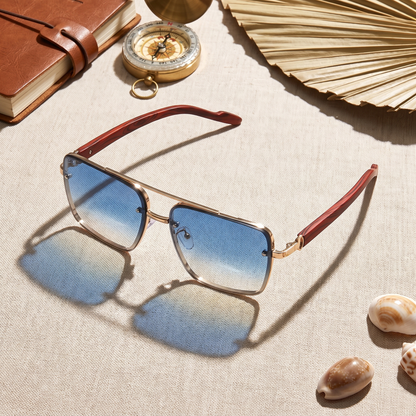 Alder Square Sunglasses Blue — flatlay 2 r2