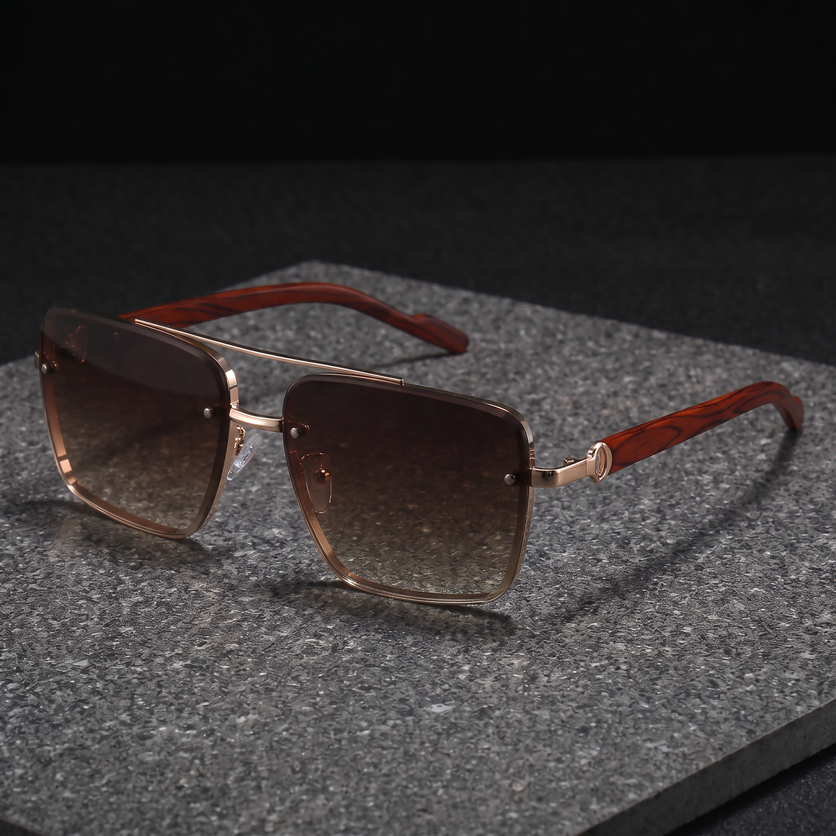 Alder Square Sunglasses Brown — studio