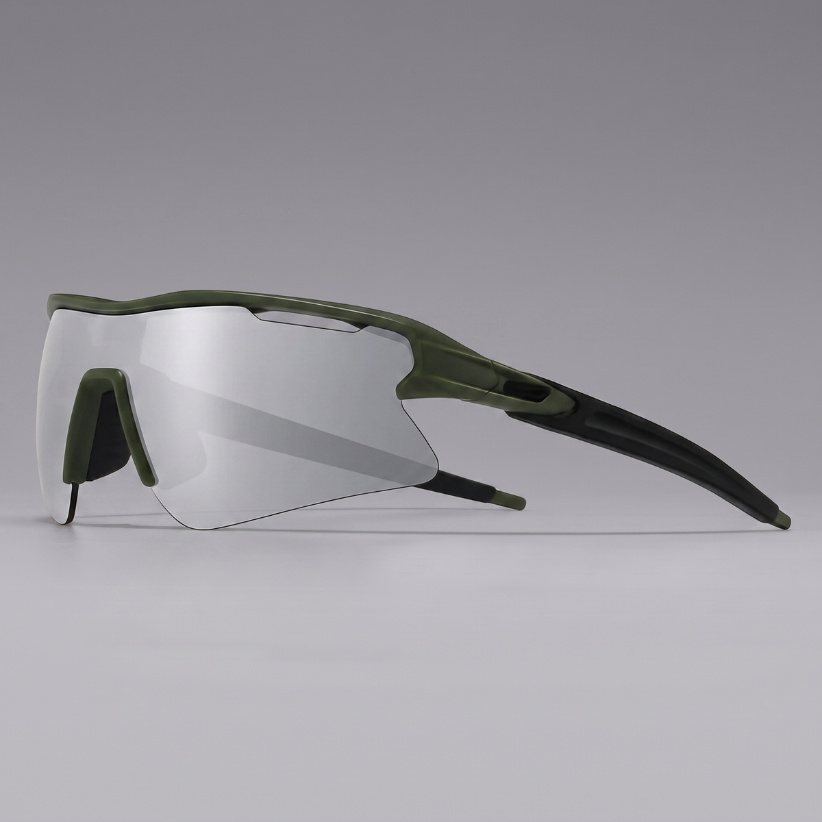 Apex sunglasses in Olive Chrome