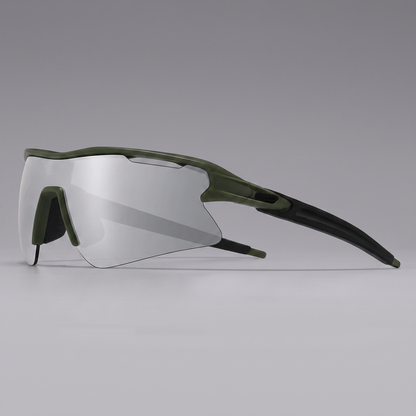Apex sunglasses in Olive Chrome