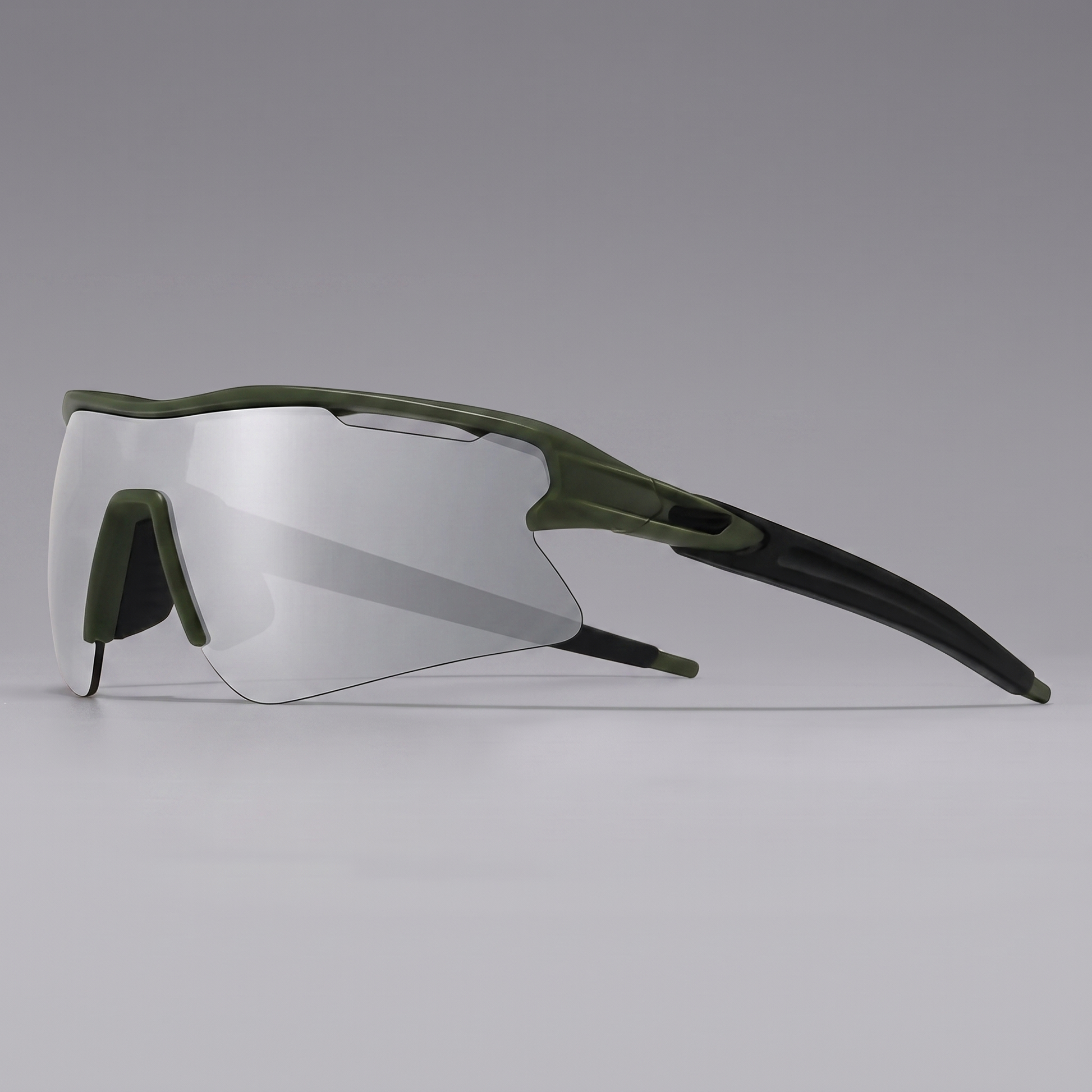 Apex sunglasses in Olive Chrome