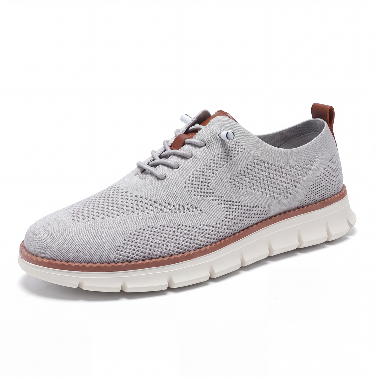 Arlo Knit Sneakers in Light Gray