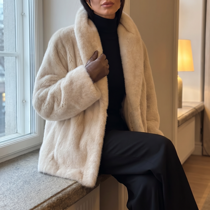 Aurora Faux Mink Coat