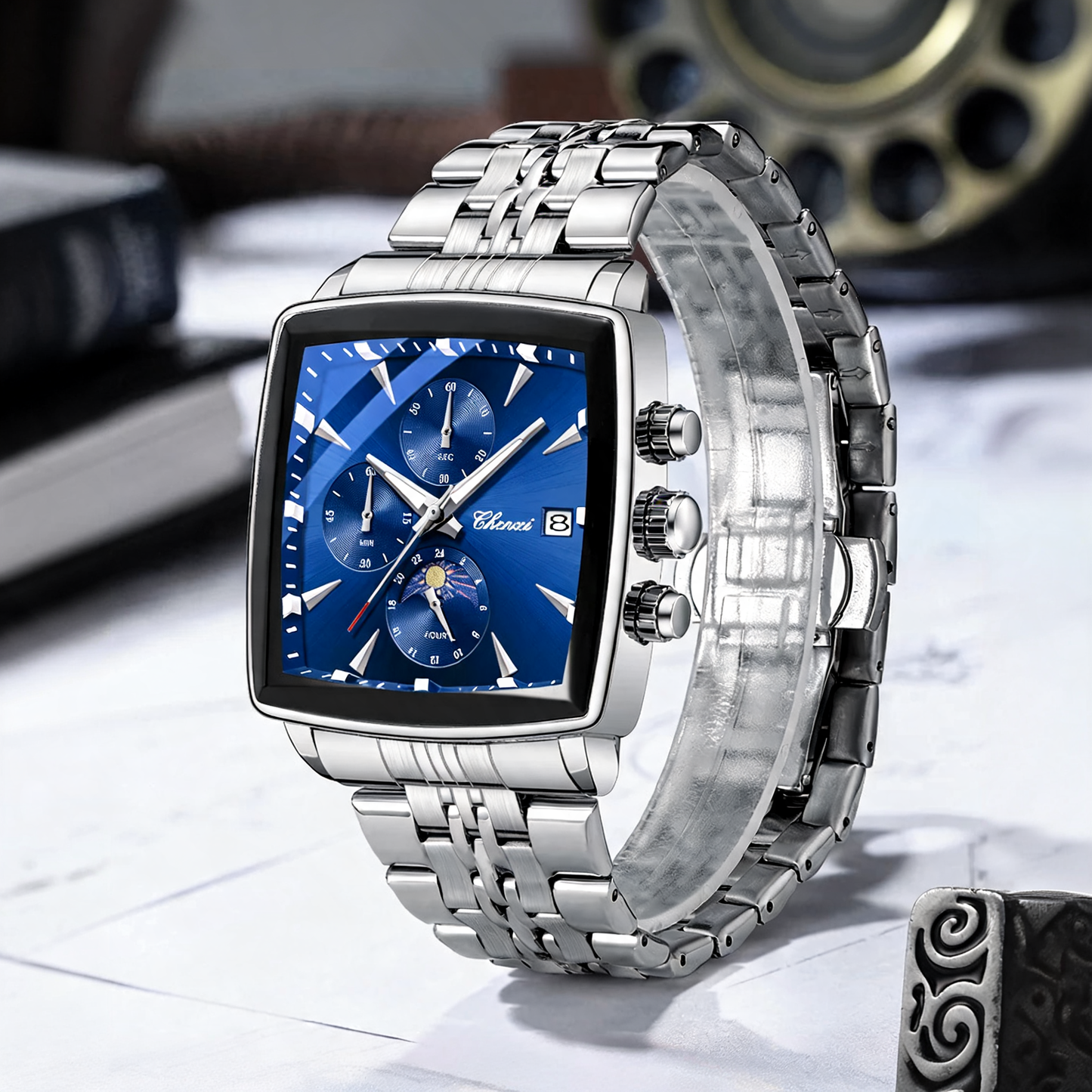 Baxter Square Bracelet Watch